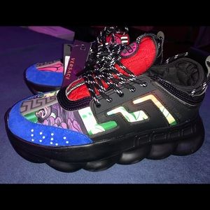 Versace chain reaction shoes (rare find)